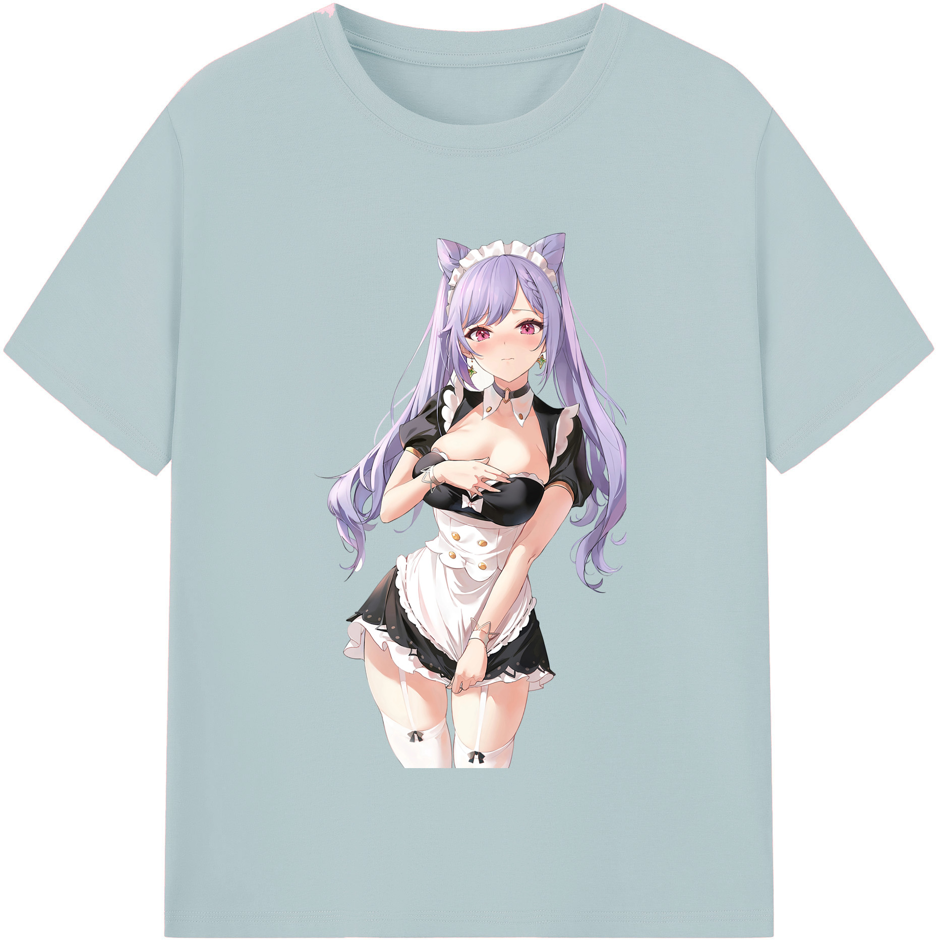 げんし神 刻晴 こくせい genshin Kokusei 綿100％半袖Tシャツ（フロントプリント）